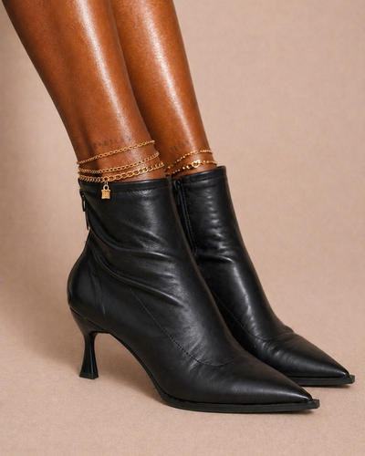 Bota Ankle Salto Fino Elegance