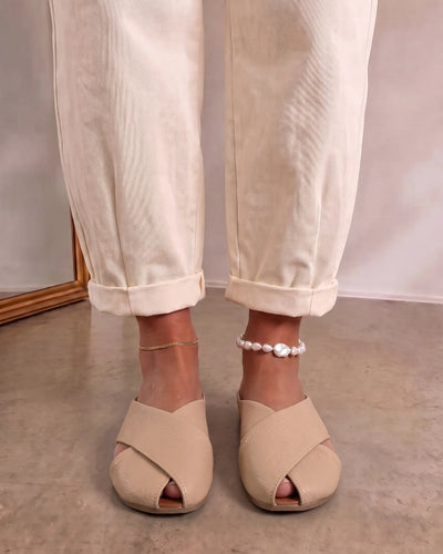 Mesh Mary Jane Flat