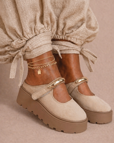 Amora Nude Platform Mary Jane