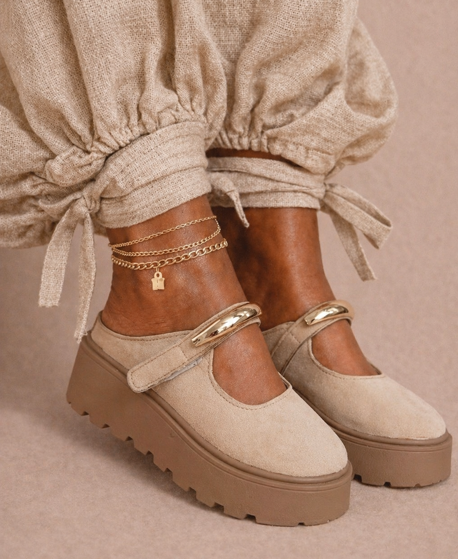 Amora Nude Platform Mary Jane