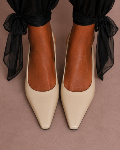 Nude Sculpted Heel Luxe