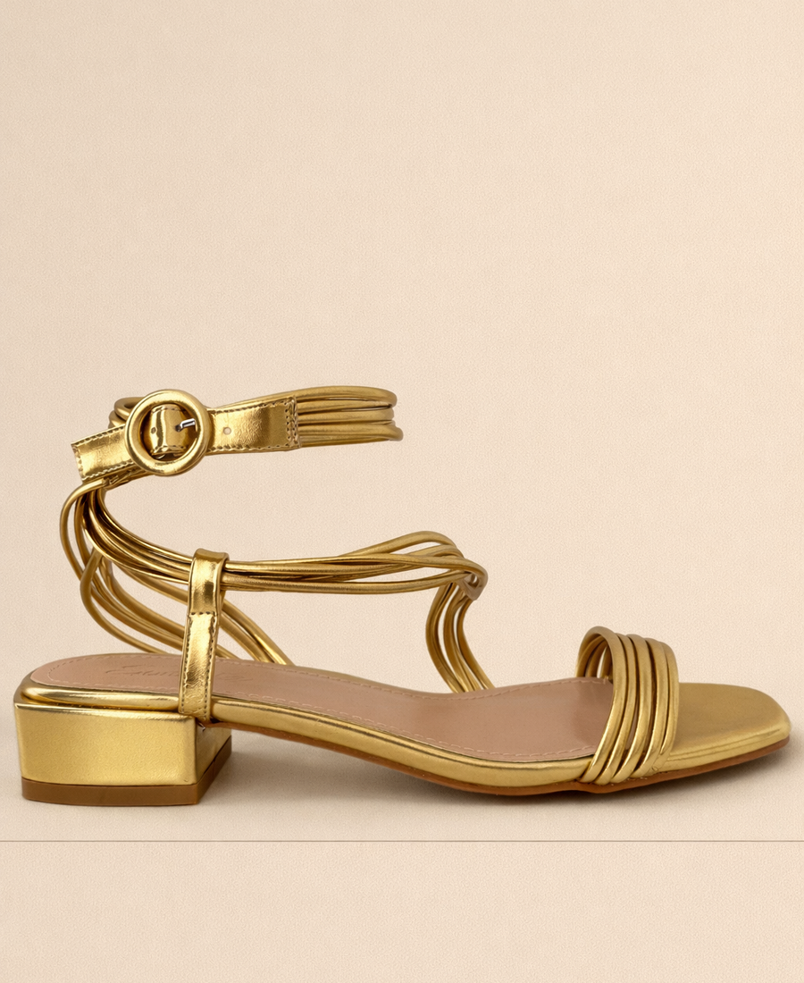 Sandalia Golden Wrap