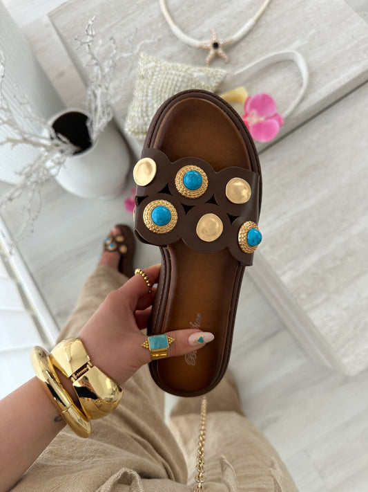 Sandália Jordânia Camel