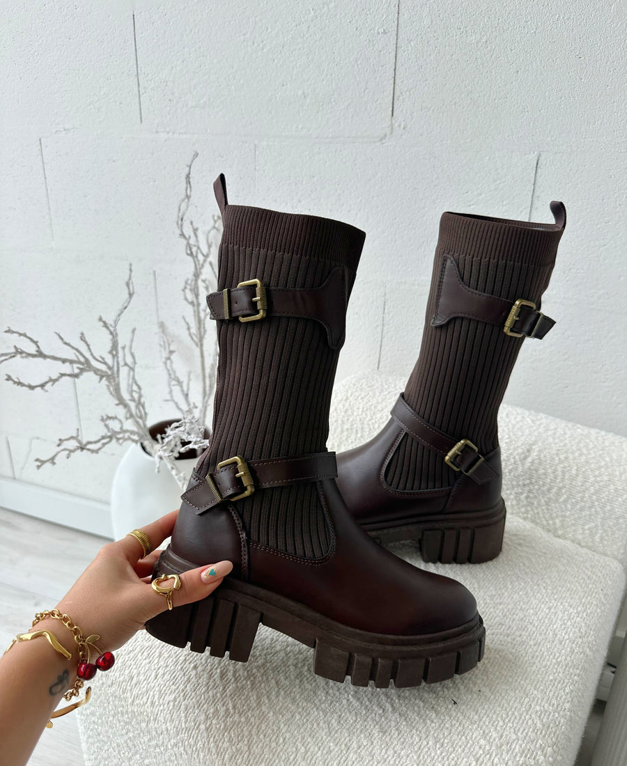Bottes Army marron