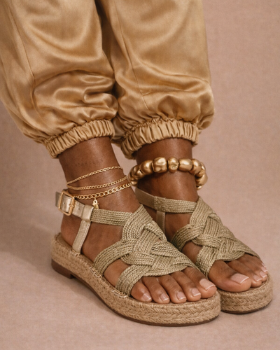 Sandália Braided Natural – Summer Essential