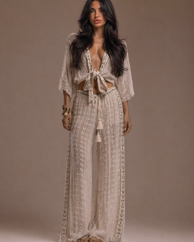 Conjunto Boho Artesanal — Exclusivo Amora Shoes