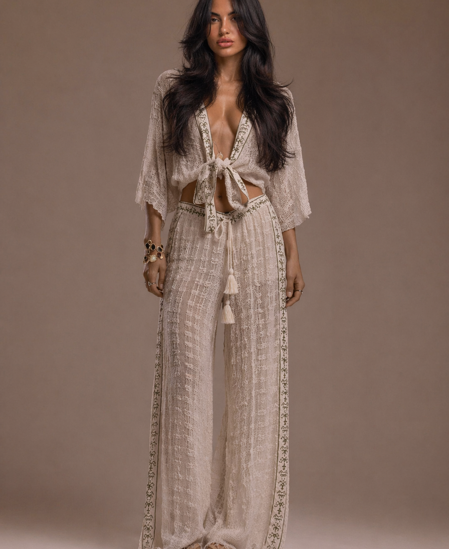 Conjunto Boho Artesanal — Exclusive Amora Shoes