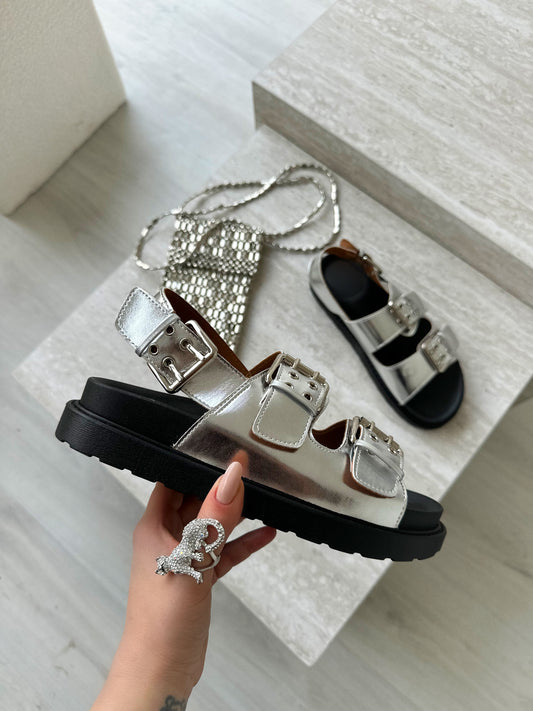 Sandália Grace Silver