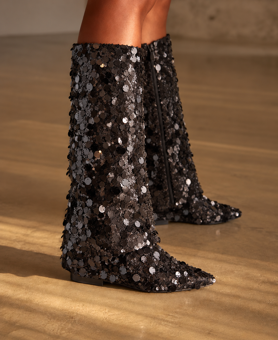 Bota Midnight Sequin