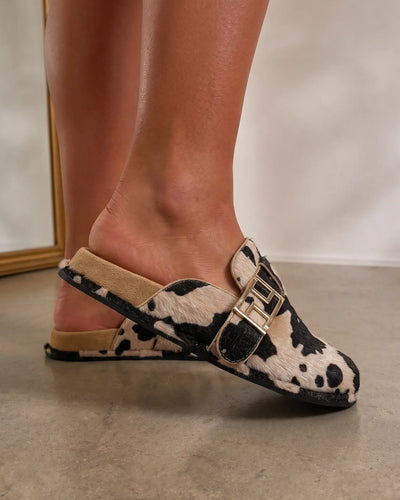 Mules Dakota — Cow Print