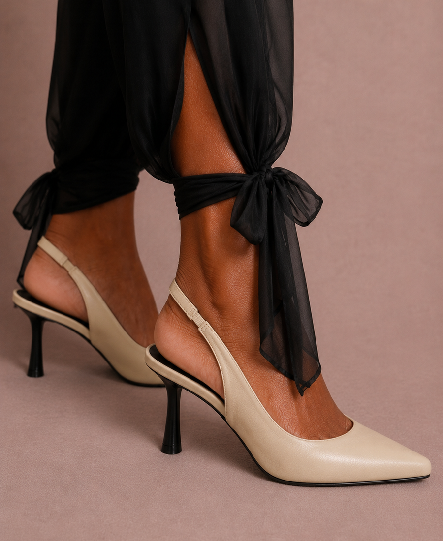 Nude Sculpted Heel Luxe