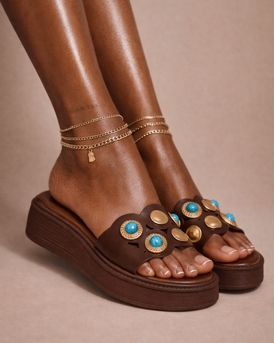 Turquoise Jewel Platform