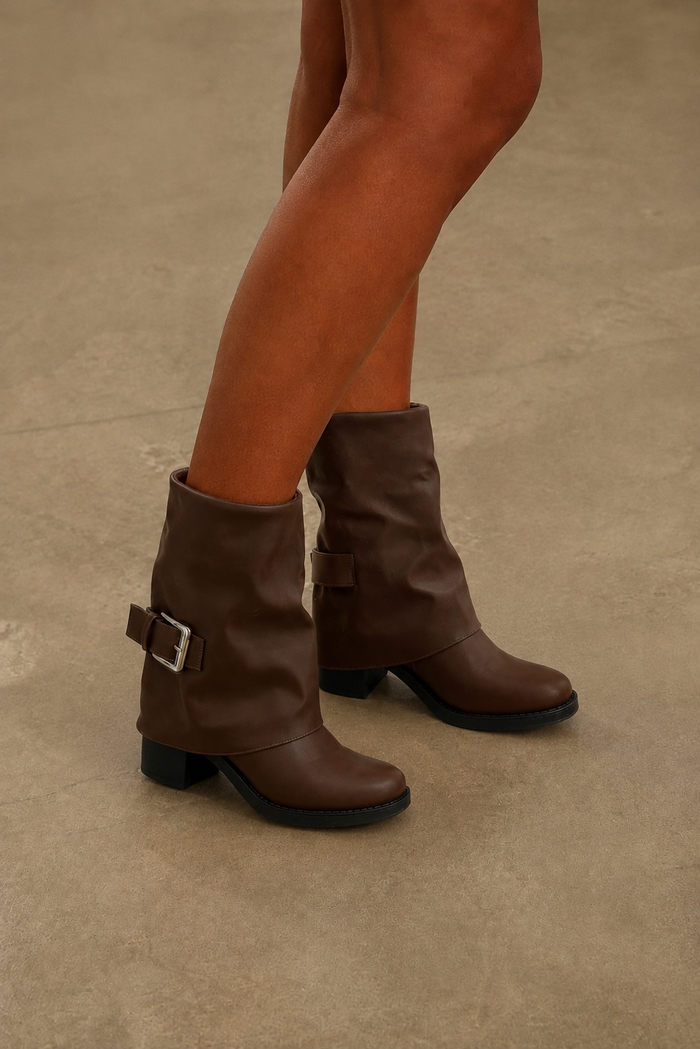 Bota Siena Buckle Brown