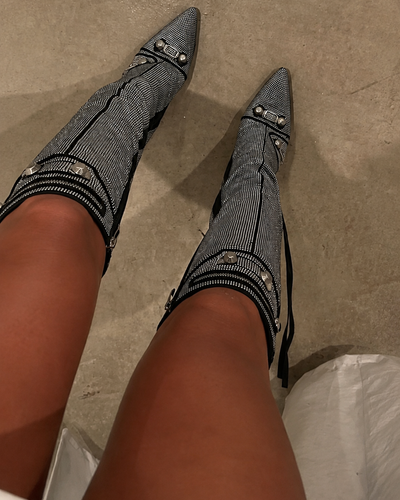 Botas Crystal Noir