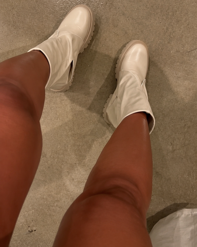 Botas Amélie Cream