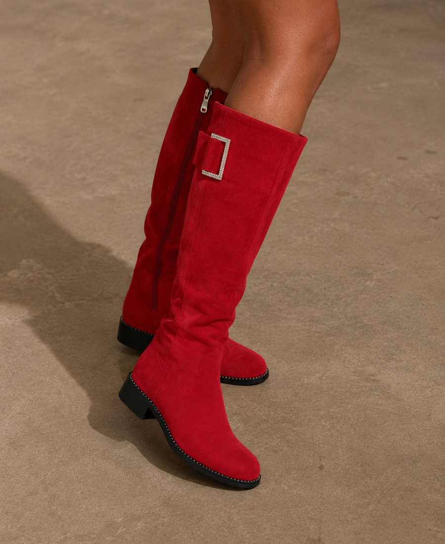 Bota Scarlett Red
