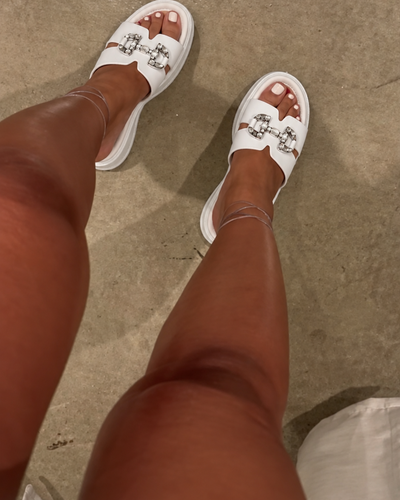 Sandália Capri White