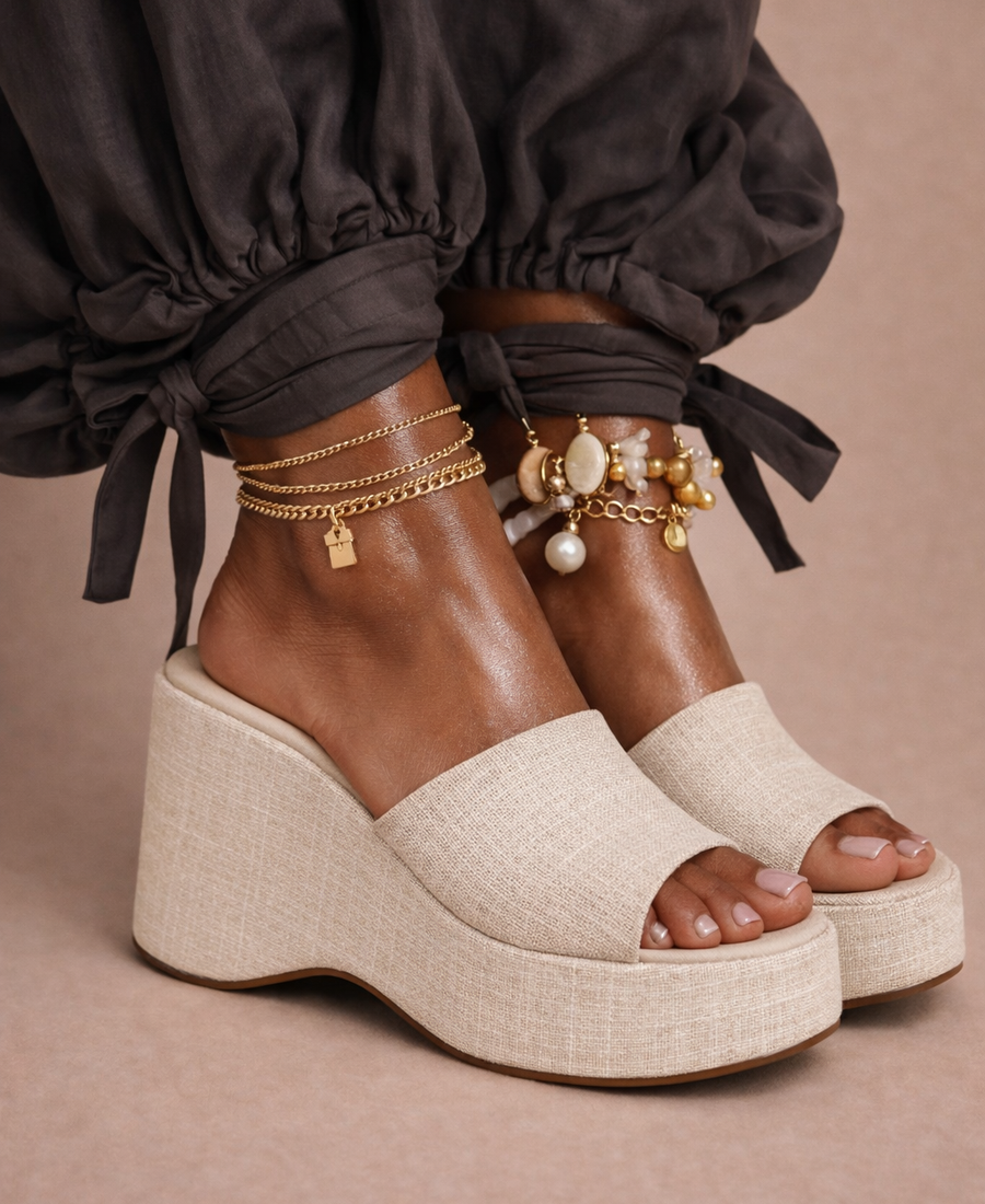 Ivory Linen Platform