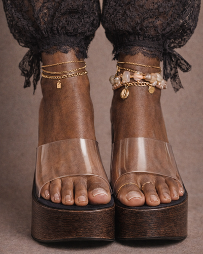 Clear Muse Wedge – Negro