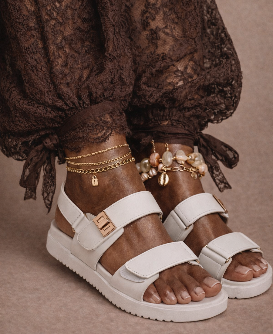 Noir Charm Sandal