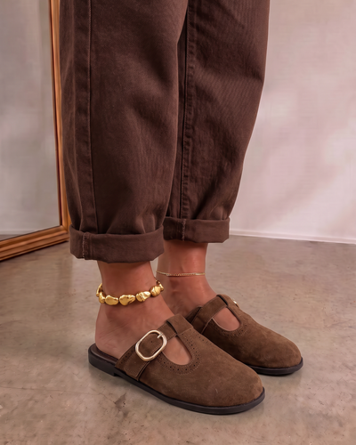 Mules Vintage Chic – Chocolate