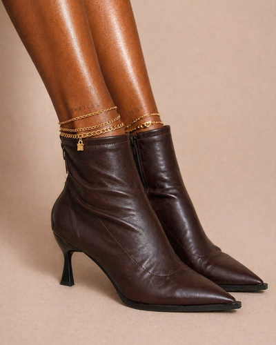 Bota Ankle Salto Fino Elegance