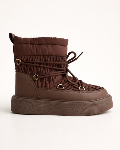 Bota Snow Castanha Alpine Luxe