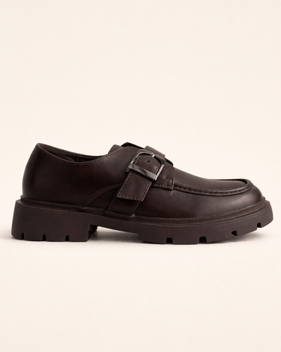 Sapato Castanho Buckle