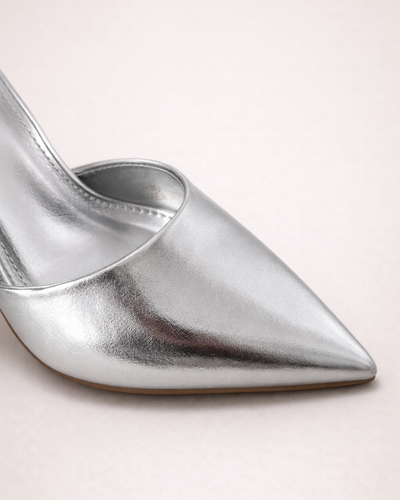 Prateado Stiletto Argent Luxe