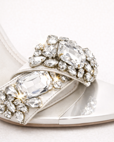 Zapatos Nude GChain – Crystal Glow