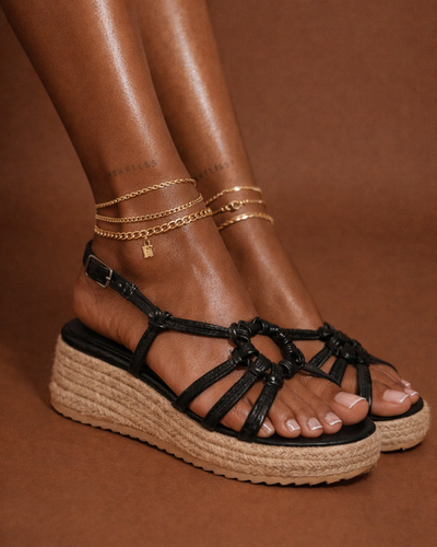 Espadrille Black Circle