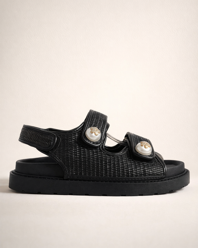 Sandalia de detalle Black Pearl