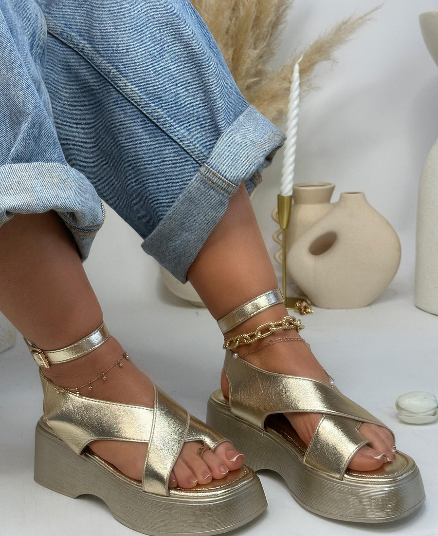 Sandale Melissa Gold