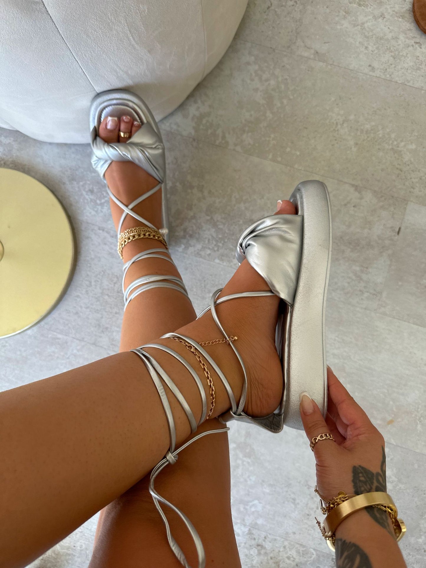 Sandália Lumiar Silver