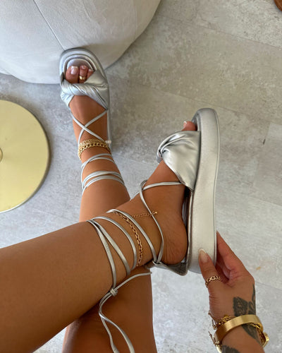 Sandalia Plata Lumiar