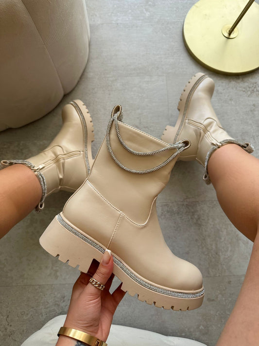 Bota Cora Nude