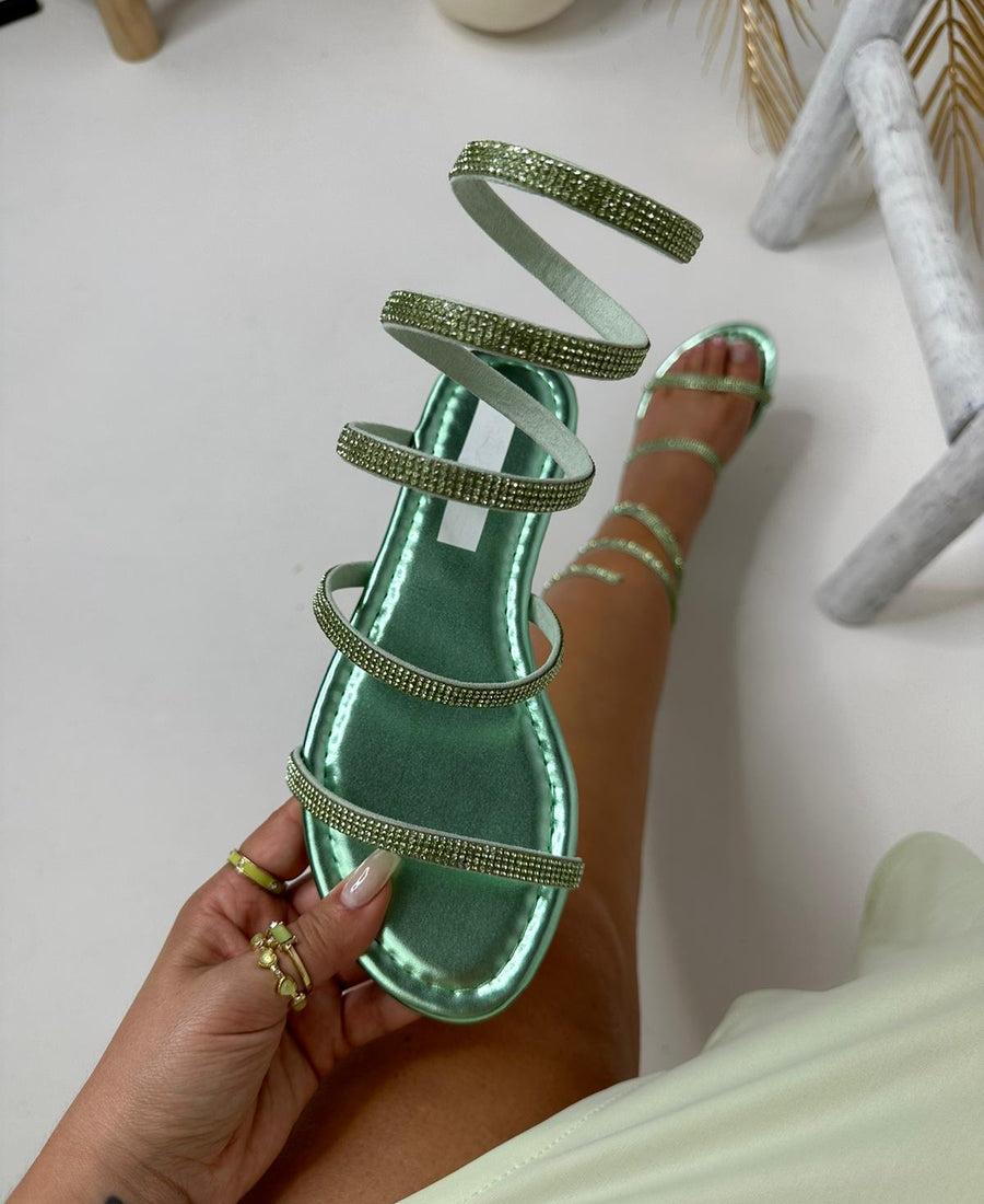 Sandalia Abril Verde