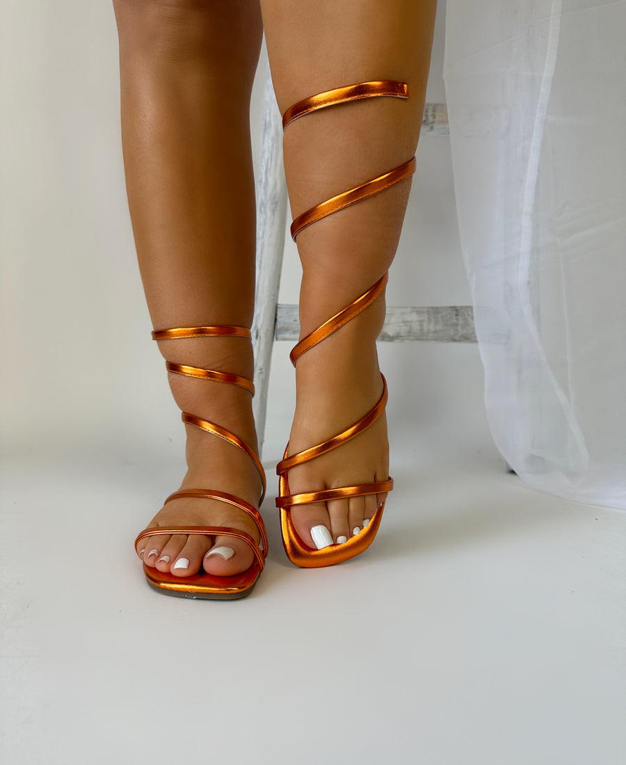 Sandalia Ajah Naranja