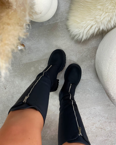Bottes noires Liz