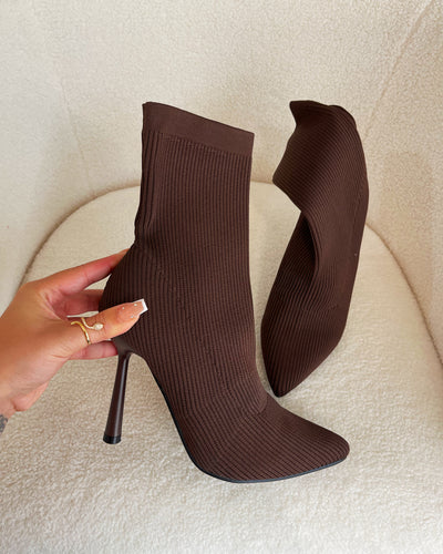 botines Alicia Chocolate