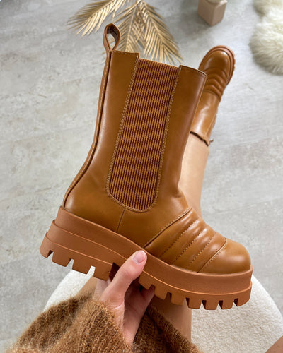 Botines Eva Camel