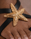 Golden Star Sandal – Black
