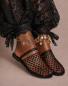 Mules planas de rejilla