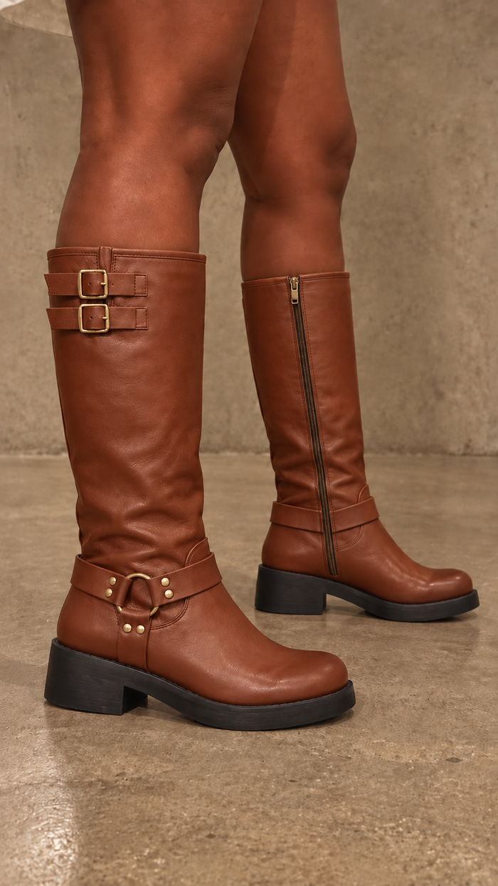 Bota Dakota Buckle Brown