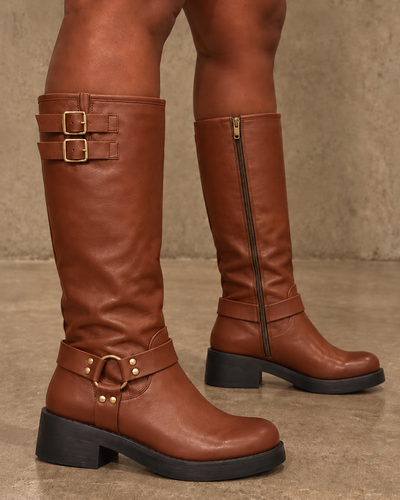 Bota Dakota Buckle Brown