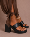 Sandália Capri Black Gold