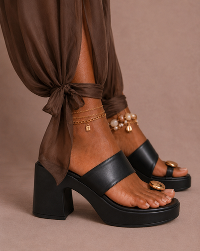 Sandália Capri Black Gold