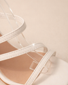 Sandalia Blanca Clean Block