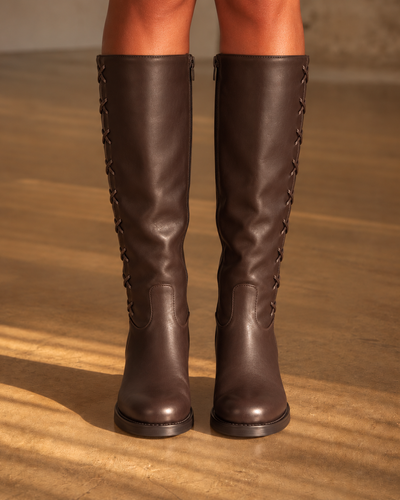 Sienna Lace-Up Boots
