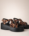 Wild Leopard Platform Sandal